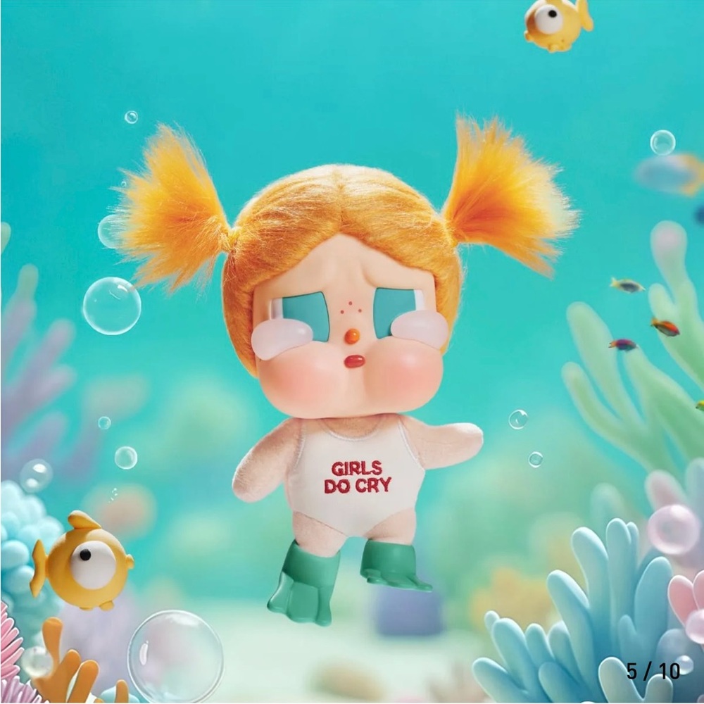 Pop Mart CRYBABY Vacation Mode On- GLUG GLUG